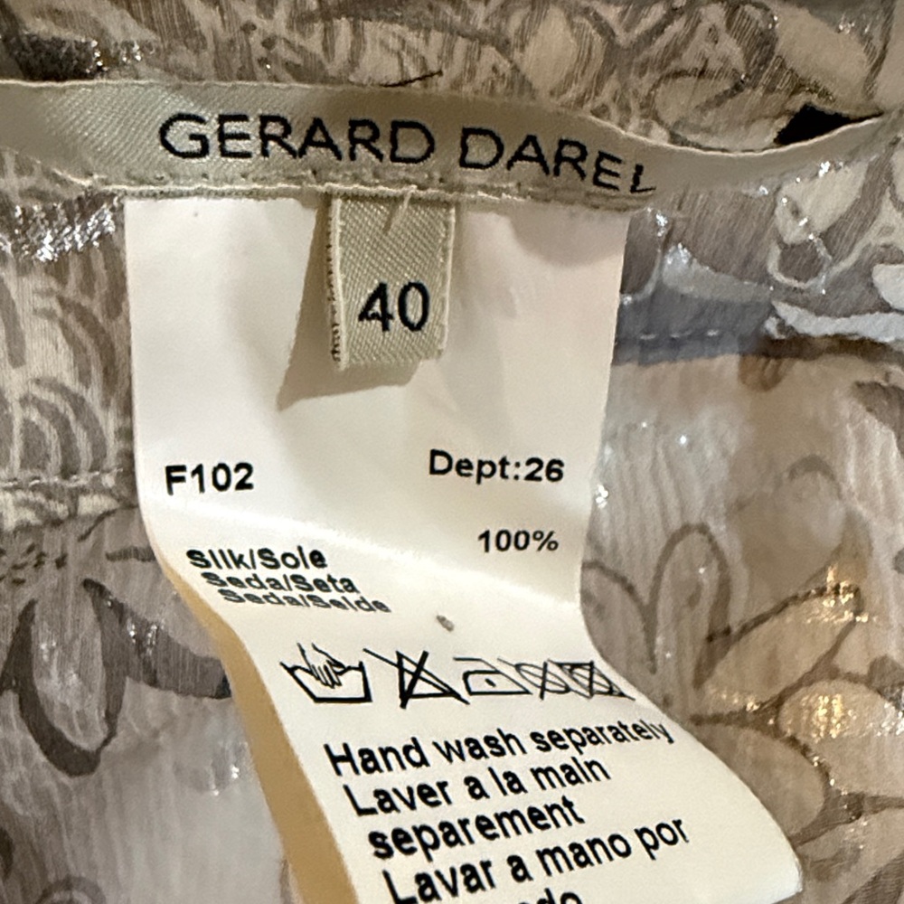 Gerard Darel 100% Silk Blouse - Picture 4 of 4